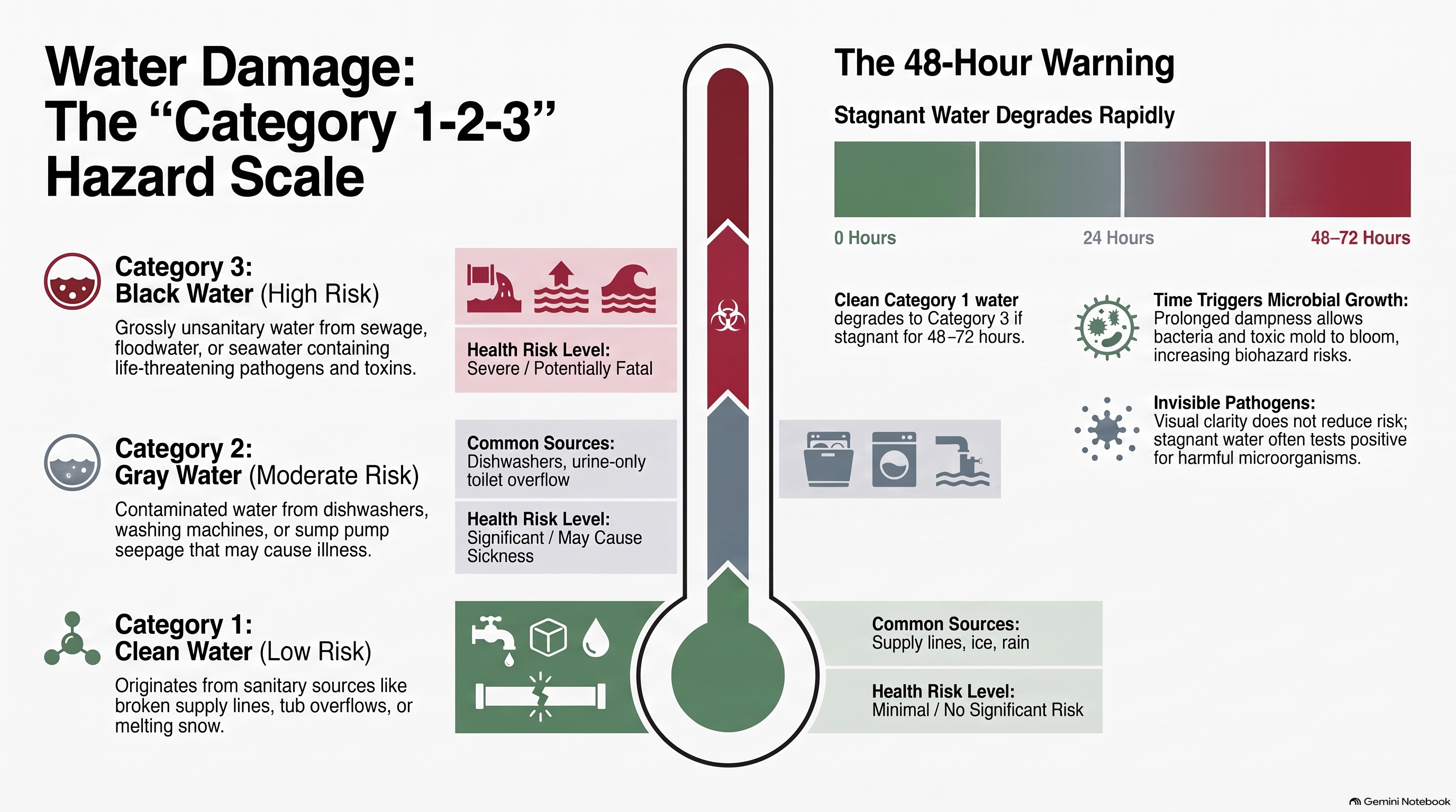 Water Damage Hazard Scale Guide